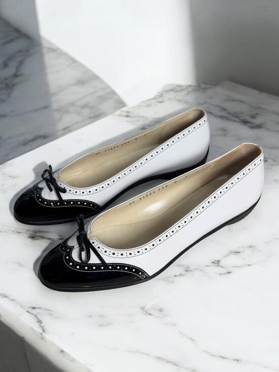 Salvatore Ferragamo Shoes - Salvatore Ferragamo Oxford Ballet Flat Size 8C